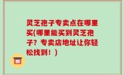 灵芝孢子专卖点在哪里买(哪里能买到灵芝孢子？专卖店地址让你轻松找到！)