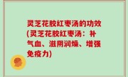 灵芝花胶红枣汤的功效(灵芝花胶红枣汤：补气血、滋阴润燥、增强免疫力)