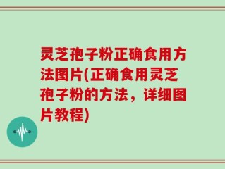 灵芝孢子粉正确食用方法图片(正确食用灵芝孢子粉的方法，详细图片教程)