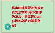 草本旋律黑灵芝何首乌洗发水功效(草本旋律洗发水：黑灵芝&何首乌助力蓬发亮丽)