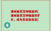 浦城县灵芝种植面积(浦城县灵芝种植面积扩大，成为农业新业态)