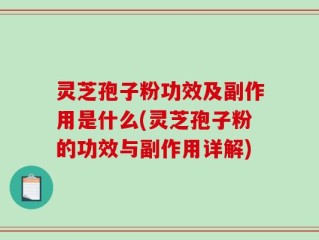 灵芝孢子粉功效及副作用是什么(灵芝孢子粉的功效与副作用详解)