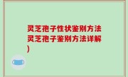 灵芝孢子性状鉴别方法灵芝孢子鉴别方法详解)