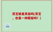 灵芝就是灵菇吗(灵芝，也是一种蘑菇吗？)
