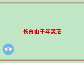 长白山千年灵芝