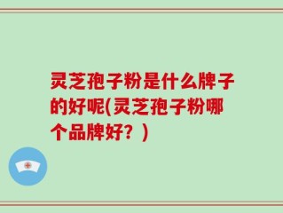 灵芝孢子粉是什么牌子的好呢(灵芝孢子粉哪个品牌好？)