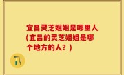宜昌灵芝姐姐是哪里人(宜昌的灵芝姐姐是哪个地方的人？)