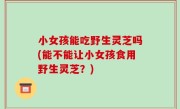 小女孩能吃野生灵芝吗(能不能让小女孩食用野生灵芝？)