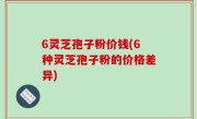 6灵芝孢子粉价钱(6种灵芝孢子粉的价格差异)
