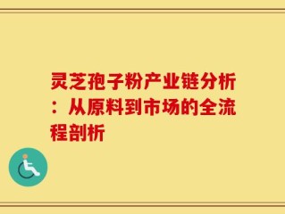灵芝孢子粉产业链分析：从原料到市场的全流程剖析