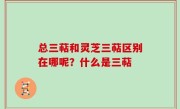 总三萜和灵芝三萜区别在哪呢？什么是三萜