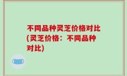 不同品种灵芝价格对比(灵芝价格：不同品种对比)