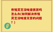 养殖灵芝没味道很苦吗怎么办(如何解决养殖灵芝没味道又苦的问题？)