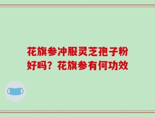 花旗参冲服灵芝孢子粉好吗？花旗参有何功效