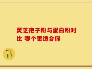 灵芝孢子粉与蛋白粉对比 哪个更适合你
