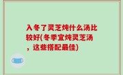 入冬了灵芝炖什么汤比较好(冬季宜炖灵芝汤，这些搭配最佳)