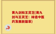 黄九剑和王灵芝(黄九剑与王灵芝：缔造中医药发展新篇章)