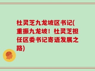 杜灵芝九龙坡区书记(重振九龙坡！杜灵芝担任区委书记寄语发展之路)
