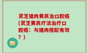 灵芝猪肉黄芪治口腔癌(灵芝黄芪疗法治疗口腔癌：与猪肉搭配有效？)