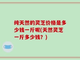 纯天然的灵芝价格是多少钱一斤呢(天然灵芝一斤多少钱？)