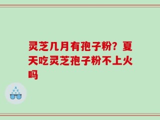灵芝几月有孢子粉？夏天吃灵芝孢子粉不上火吗