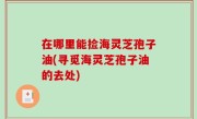 在哪里能捡海灵芝孢子油(寻觅海灵芝孢子油的去处)