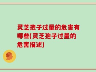 灵芝孢子过量的危害有哪些(灵芝孢子过量的危害描述)