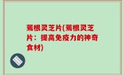 蔫根灵芝片(蔫根灵芝片：提高免疫力的神奇食材)