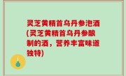灵芝黄精首乌丹参泡酒(灵芝黄精首乌丹参酿制的酒，营养丰富味道独特)