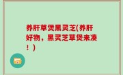 养肝草煲黑灵芝(养肝好物，黑灵芝草煲来凑！)