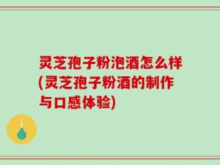 灵芝孢子粉泡酒怎么样(灵芝孢子粉酒的制作与口感体验)