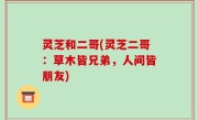 灵芝和二哥(灵芝二哥：草木皆兄弟，人间皆朋友)