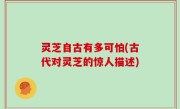 灵芝自古有多可怕(古代对灵芝的惊人描述)