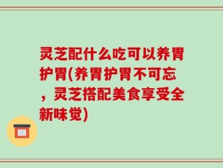 灵芝配什么吃可以养胃护胃(养胃护胃不可忘，灵芝搭配美食享受全新味觉)