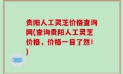 贵阳人工灵芝价格查询网(查询贵阳人工灵芝价格，价格一目了然！)