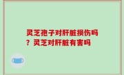 灵芝孢子对肝脏损伤吗？灵芝对肝脏有害吗