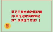 灵芝王煮水功效搭配图片(灵芝泡水有哪些功效？试试这个方法！)