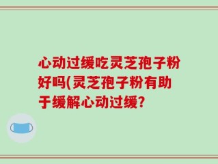 心动过缓吃灵芝孢子粉好吗(灵芝孢子粉有助于缓解心动过缓？