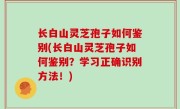 长白山灵芝孢子如何鉴别(长白山灵芝孢子如何鉴别？学习正确识别方法！)