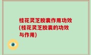 桂花灵芝胶囊作用功效(桂花灵芝胶囊的功效与作用)
