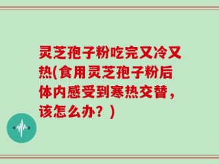 灵芝孢子粉吃完又冷又热(食用灵芝孢子粉后体内感受到寒热交替，该怎么办？)