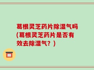 葛根灵芝药片除湿气吗(葛根灵芝药片是否有效去除湿气？)