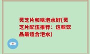 灵芝片和啥泡水好(灵芝片配伍推荐：这些饮品最适合泡水)