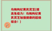 乌梅枸杞黄芪灵芝(提高免疫力！乌梅枸杞黄芪灵芝加强健康的超级组合！)