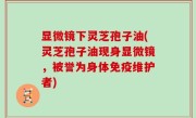 显微镜下灵芝孢子油(灵芝孢子油现身显微镜，被誉为身体免疫维护者)