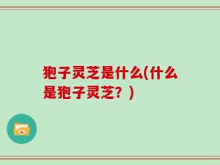 狍子灵芝是什么(什么是狍子灵芝？)