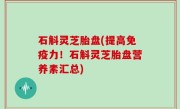 石斛灵芝胎盘(提高免疫力！石斛灵芝胎盘营养素汇总)