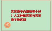 灵芝孢子肉跟粉哪个好？人工种植灵芝与灵芝孢子粉区别