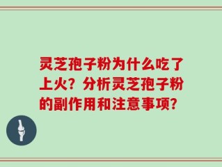 灵芝孢子粉为什么吃了上火？分析灵芝孢子粉的副作用和注意事项？