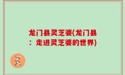 龙门县灵芝婆(龙门县：走进灵芝婆的世界)